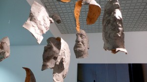 A close-up of Nina Pancheva-Kirkova's "How to Creat an Ideal Past"-installation.